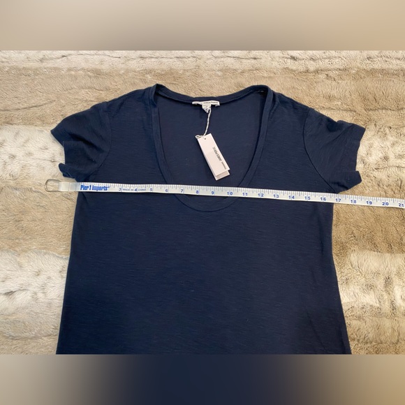 NWT💝JAMES PERSE Deep V-Neck T-Shirt Size 0 - Picture 5 of 6
